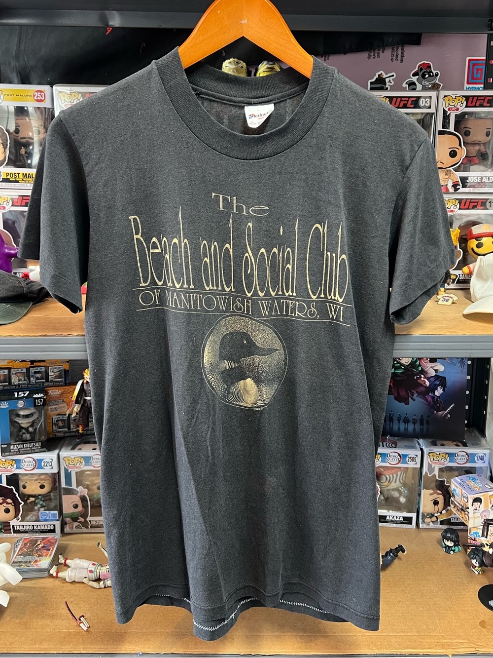 Vintage Beach and Social Club Manitowish Wisconsin Single Stitch Tee